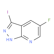 5-fluoro-3-iodo-1H-pyrazolo[3,4-b]pyridine 1350653-23-4